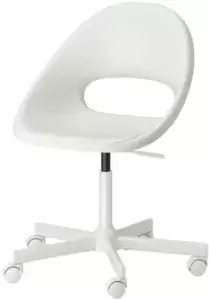 Рабочий стул IKEA LOBERGET / MALSKAR (белый) фото
