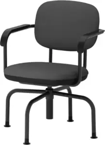 Рабочий стул IKEA MULLSJO (GrAsnAs темно-серый) фото