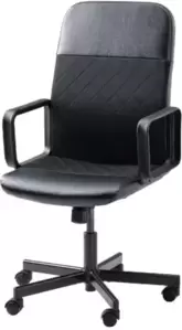 Рабочий стул IKEA RENBERGET (Bomstad черный) фото