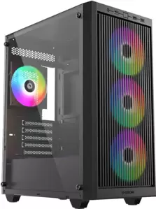 Корпус ID-Cooling Ware 300 ARGB (черный) фото