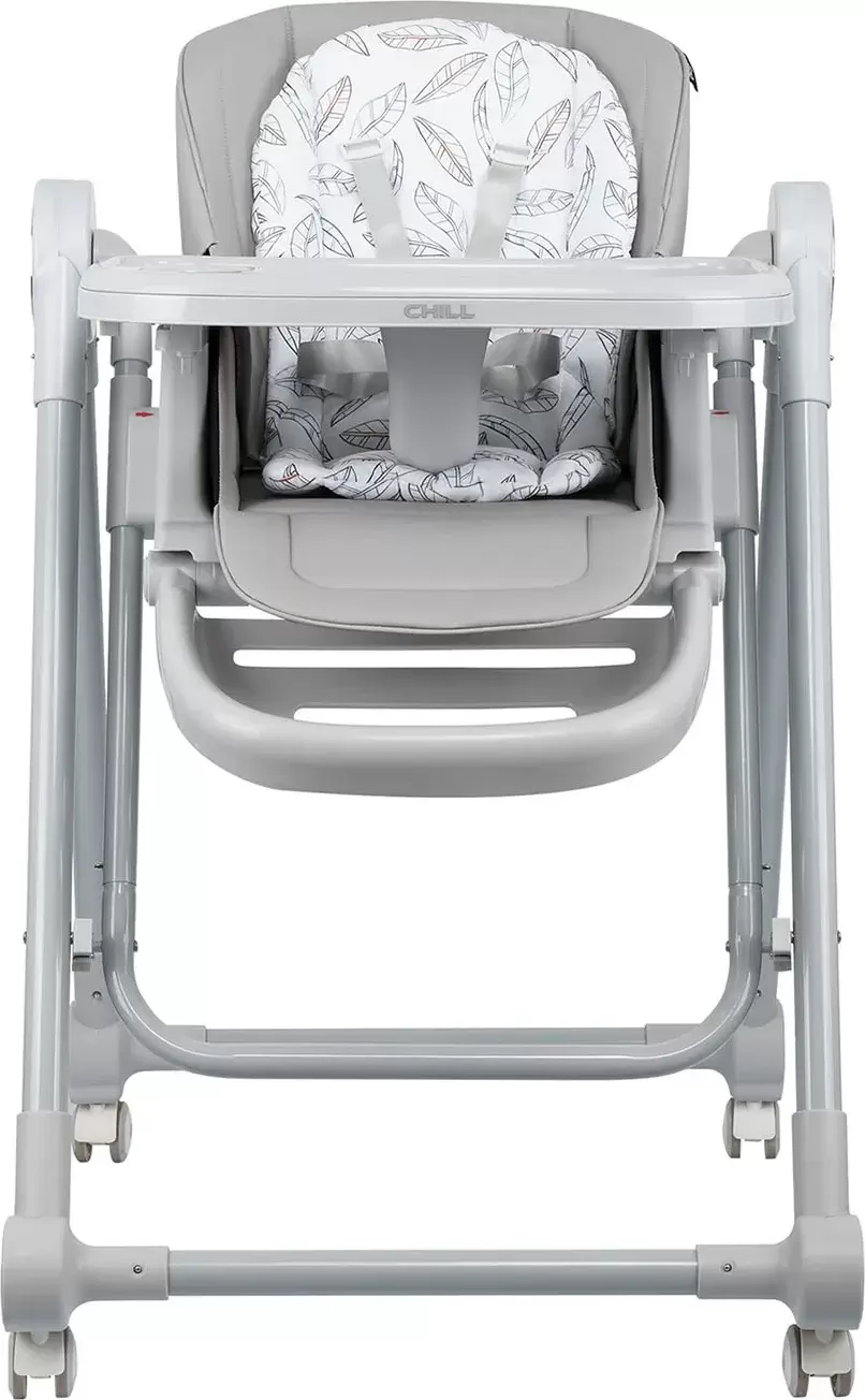 Стульчик для кормления INDIGO Chill (серый) фото