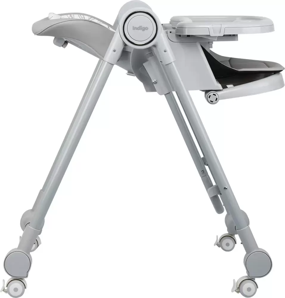 Стульчик для кормления INDIGO Chill (серый) фото