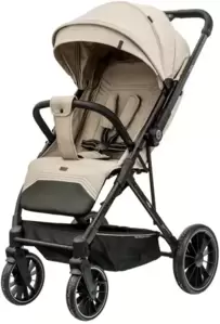 Детская прогулочная коляска INDIGO Delta+ (бежевый) фото