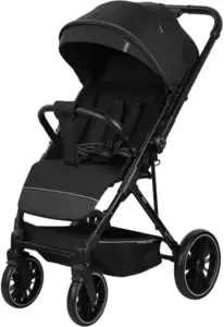 Детская прогулочная коляска INDIGO Delta+ (черный) фото