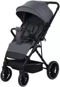 Детская прогулочная коляска INDIGO Delta+ (темно-серый) фото