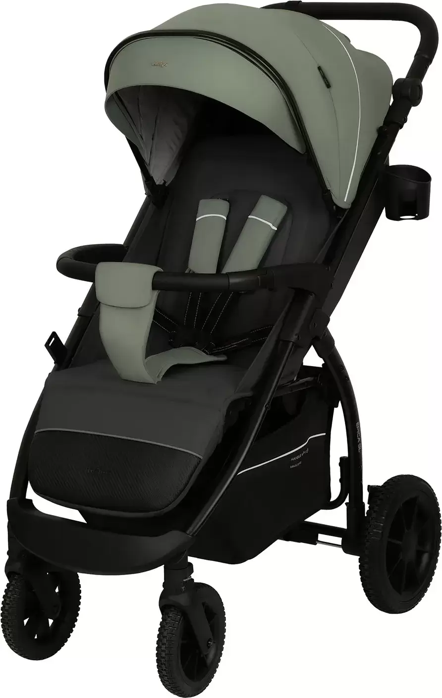 Детская прогулочная коляска INDIGO Epica Sl (зеленый) фото