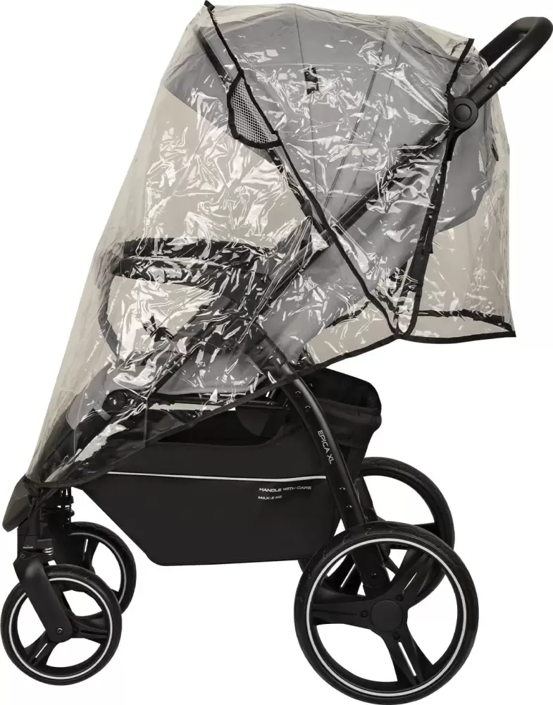 Детская прогулочная коляска INDIGO Epica XL (светло-серый) фото