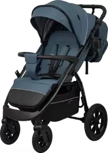 Детская прогулочная коляска INDIGO Epica Xl Air с сумкой 2025 (синий)