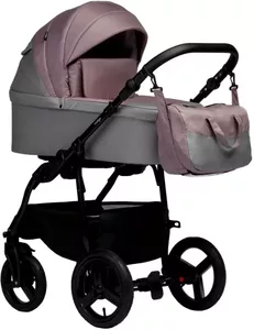 Детская универсальная коляска INDIGO Impulse 2 в 1 (Im 05, светло-серый/розовый) фото