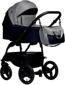 Детская универсальная коляска INDIGO Impulse 2 в 1 (Im 06, синий/светло-серый) фото
