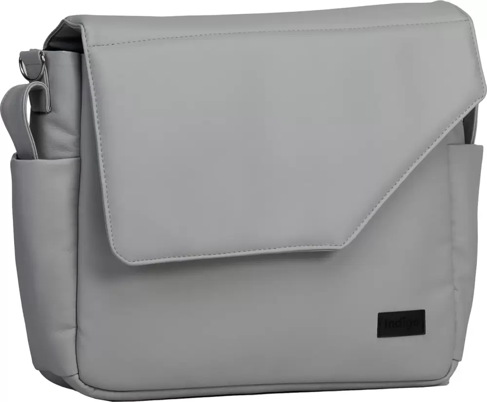 Детская универсальная коляска INDIGO Lamar 2 в 1 La (06 светло-серая кожа) фото