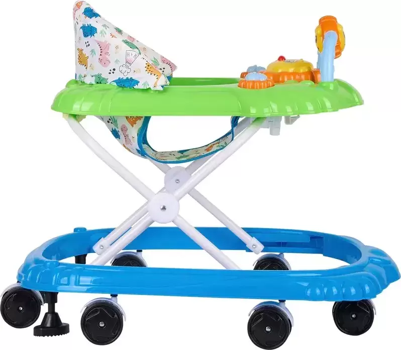 Ходунки INDIGO Львенок (синий/зеленый) фото