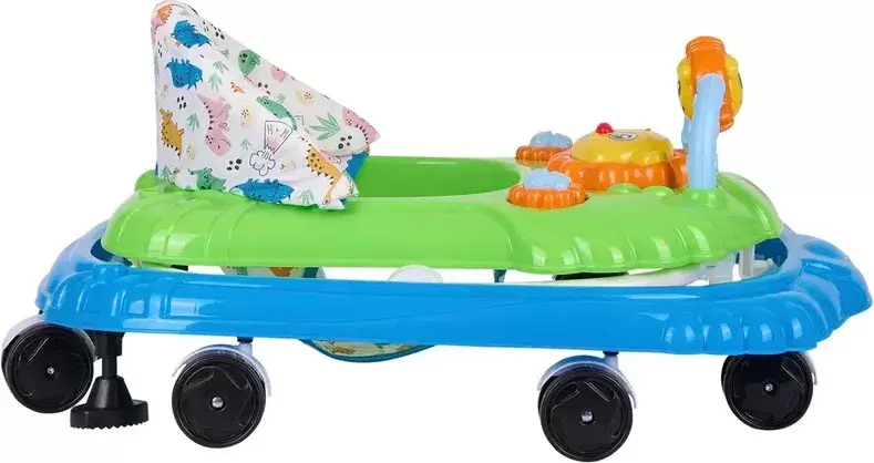 Ходунки INDIGO Львенок (синий/зеленый) фото