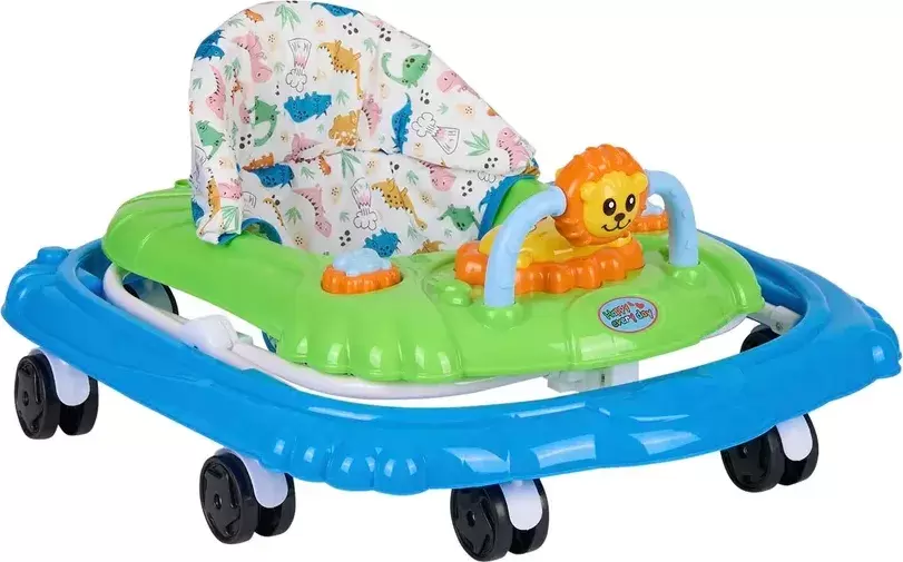 Ходунки INDIGO Львенок (синий/зеленый) фото