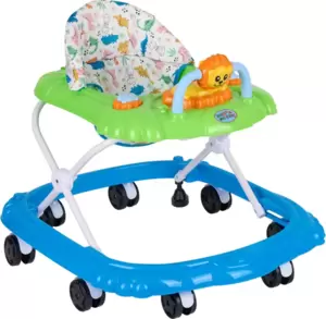 Ходунки INDIGO Львенок (синий/зеленый) фото