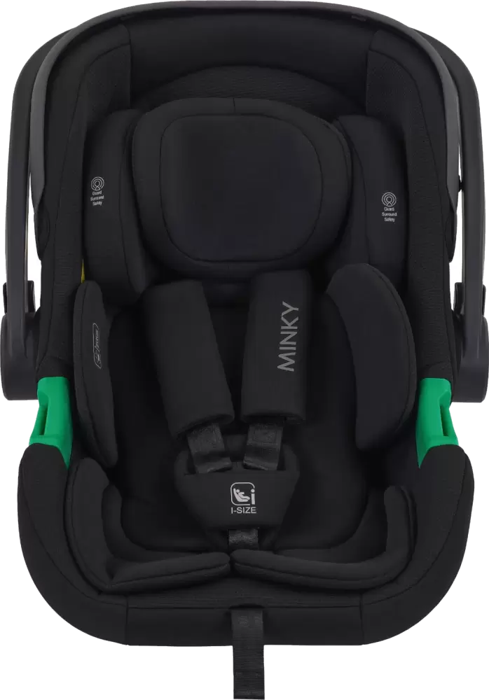 INDIGO Minky I-Size 0+ (черный)