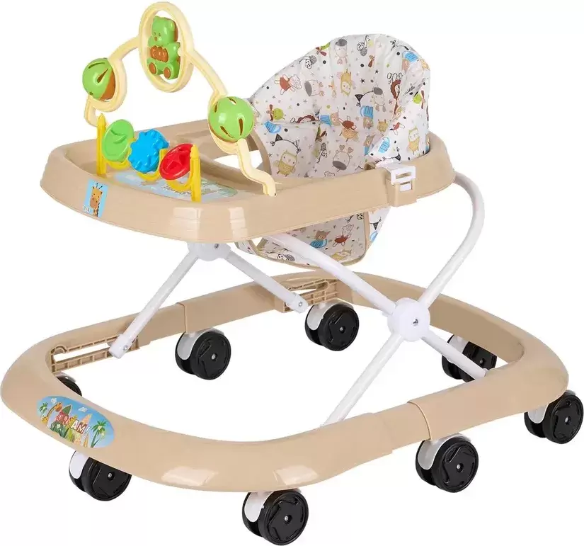 Ходунки INDIGO Мишка (бежевый) фото