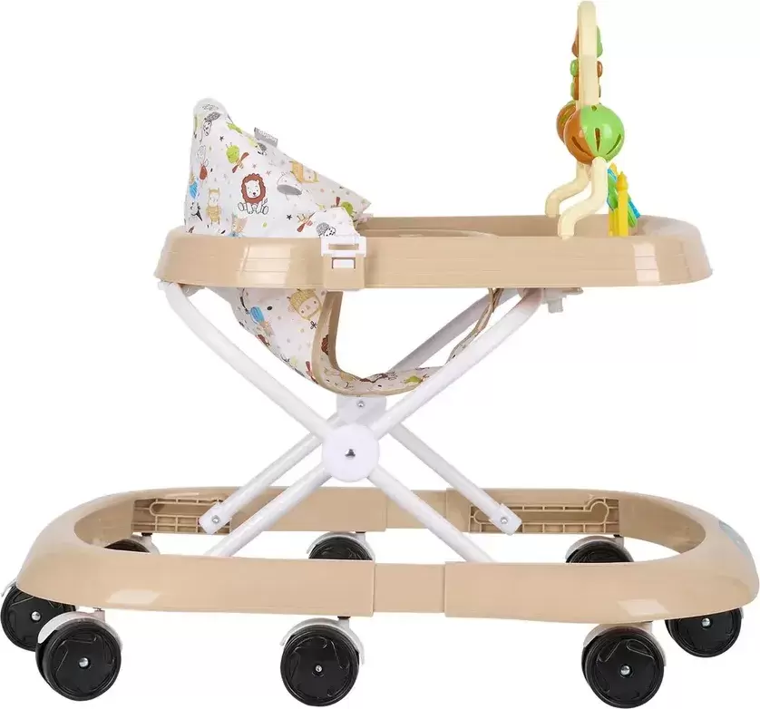 Ходунки INDIGO Мишка (бежевый) фото