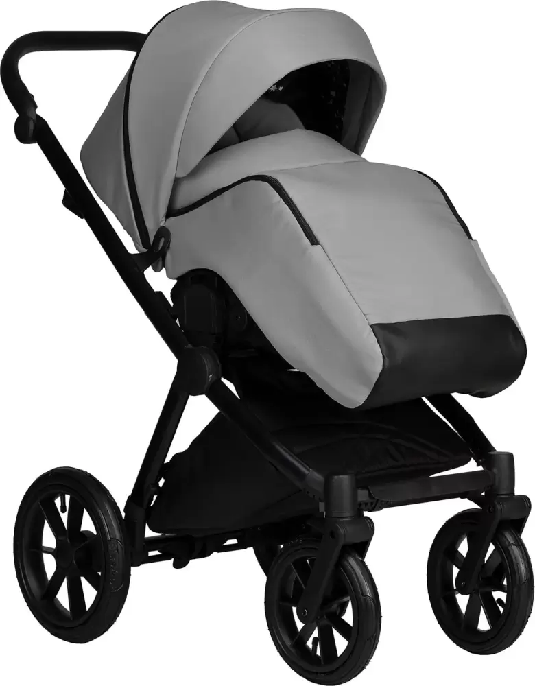 Детская универсальная коляска INDIGO Solio 2 в 1 So (04 светло-серый) фото