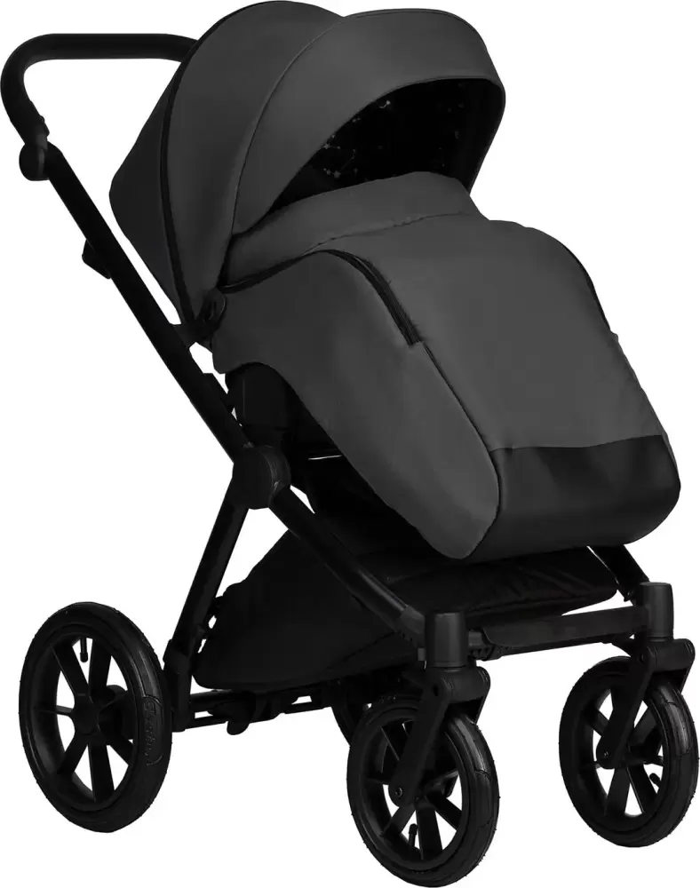 Детская универсальная коляска INDIGO Solio 2 в 1 So (05 темно-серый) фото