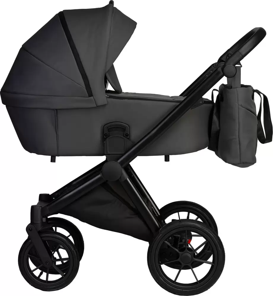 Детская универсальная коляска INDIGO Solio 2 в 1 So (05 темно-серый) фото