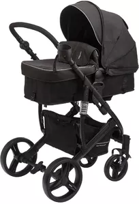 Детская универсальная коляска INDIGO Taurus (черный) фото