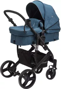 Детская универсальная коляска INDIGO Taurus (синий) фото