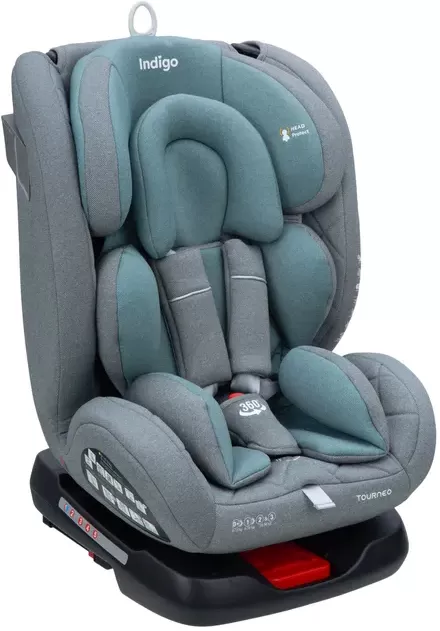 INDIGO Tourneo Isofix (серый/зеленый)