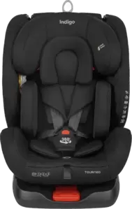 Детское автокресло INDIGO Tourneo S Isofix (черный твил) фото