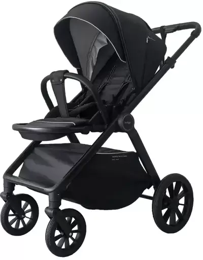 Детская универсальная коляска INDIGO Trion 3 в 1 (черный) фото