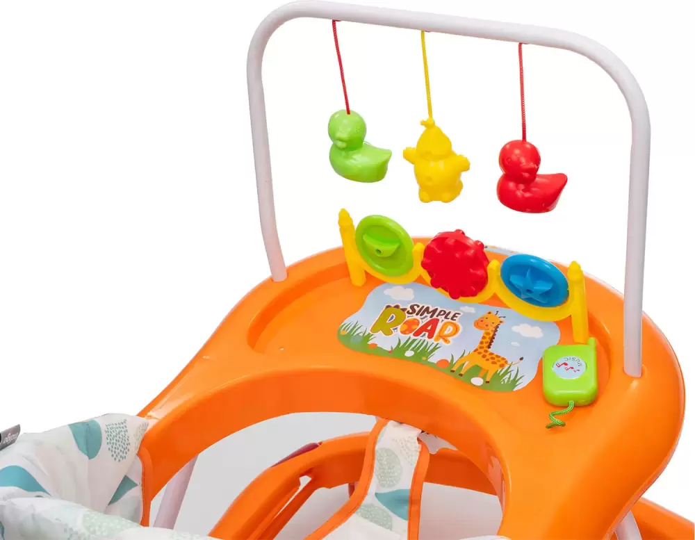 Ходунки INDIGO Весело шагать (оранжевый) фото