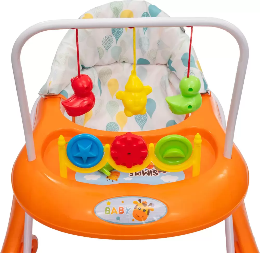 Ходунки INDIGO Весело шагать (оранжевый) фото