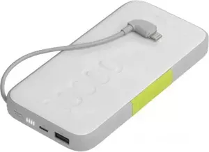 Портативное зарядное устройство Infinity InstantGo Built-in Lightning 10000mAh (белый) фото