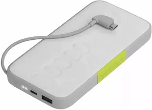Портативное зарядное устройство Infinity InstantGo Built-in USB-C 10000mAh (белый) фото