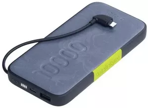 Портативное зарядное устройство InfinityLab InstantGo Built-in USB-C 10000mAh (синий) фото