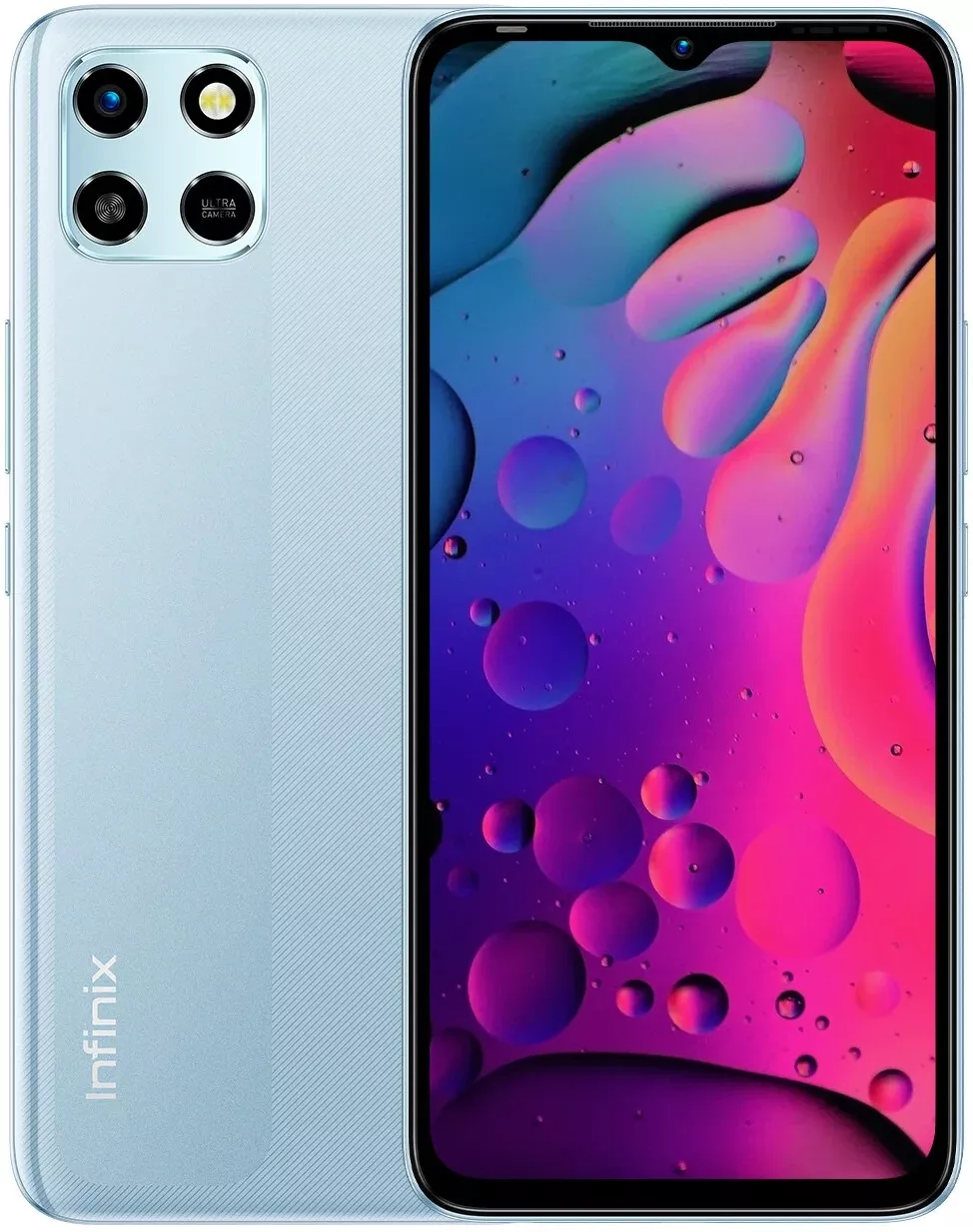 Смартфон Infinix Smart 6 HD 2GB/32GB (голубой) купить недорого в Минске,  цены – Shop.by