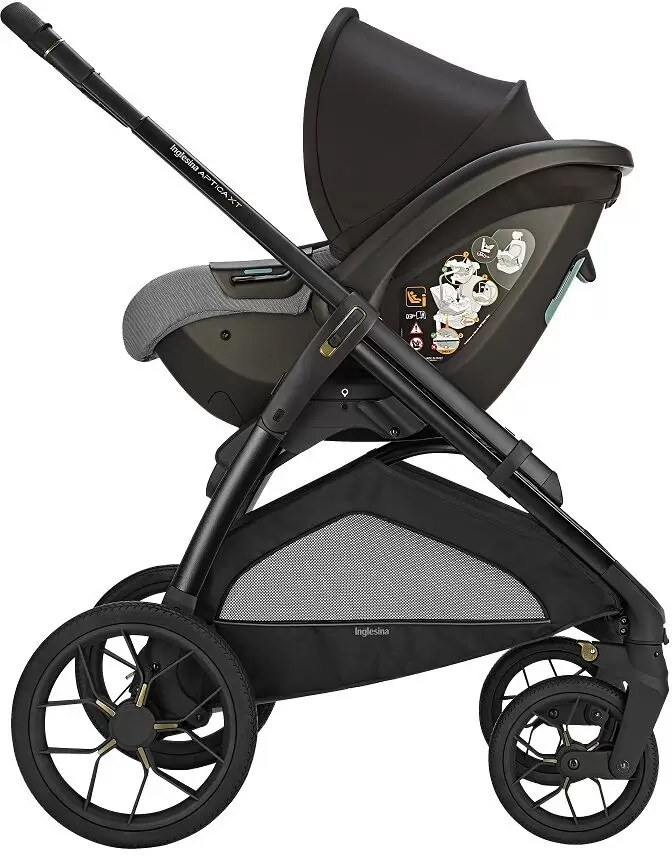 Детская универсальная коляска Inglesina Aptica XT Darwin i-Size 3 в 1 (Canyon Grey) фото 6