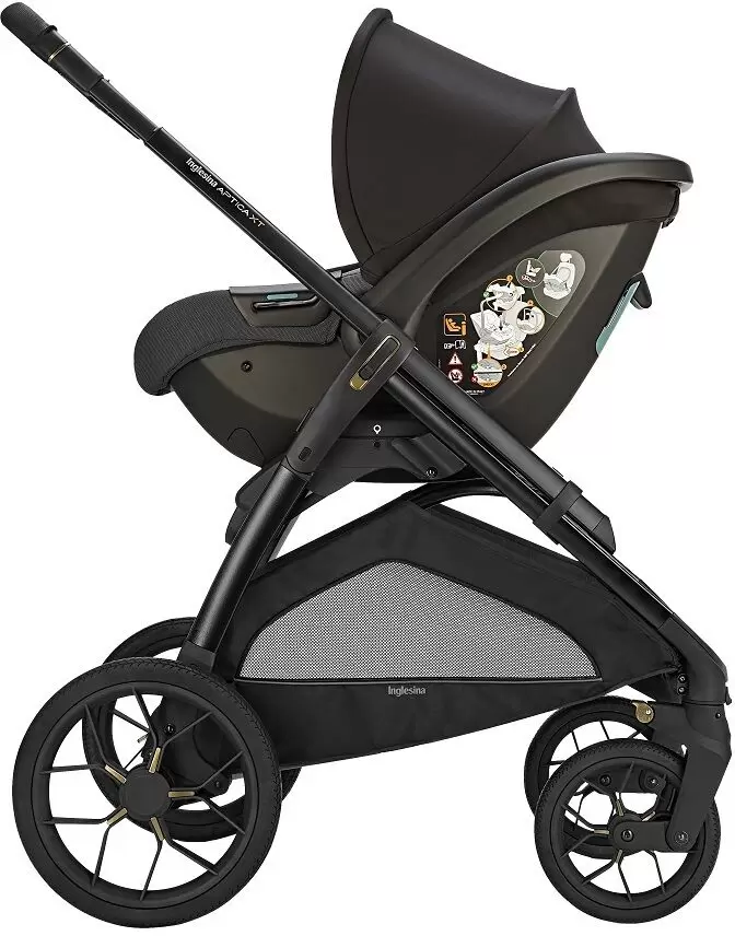 Детская универсальная коляска Inglesina Aptica XT Darwin i-Size 3 в 1 (Magnet Grey) фото 4