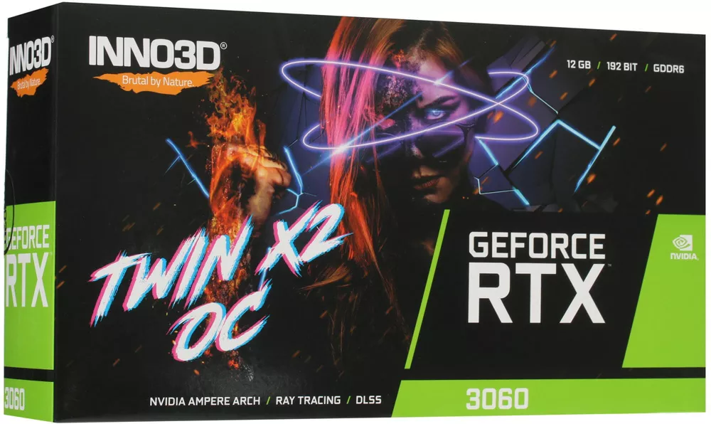 Видеокарта Inno3D GeForce RTX 3060 Twin X2 OC 12GB GDDR6 N30602-12D6X-11902120H фото 7