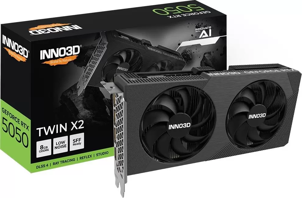 Видеокарта Inno3D GeForce RTX 5050 Twin X2 OC N50502-08D6X-174071N фото