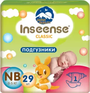 Подгузники детские Inseense Classic Plus NB 0-5 кг (29 шт) фото