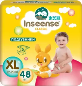 Подгузники детские Inseense Classic XL 12-20 кг (48 шт) фото