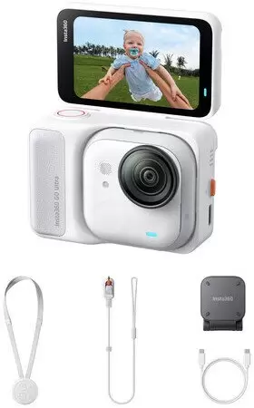 Insta360 GO Ultra (Standard Bundle, белый)