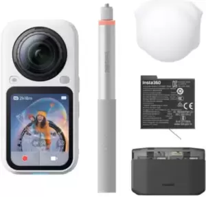 Экшн-камера Insta360 X6 360 8K Essentials Bundle (белый)