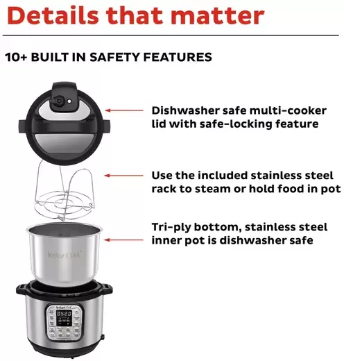 Мультиварка-скороварка Instant Pot Duo 3 фото