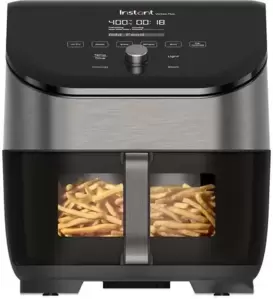 Аэрофритюрница Instant Vortex Plus ClearCook (серебристый/черный) фото