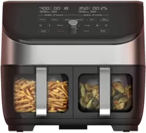 Аэрогриль Instant Vortex Plus Dual (серебристый/черный) фото