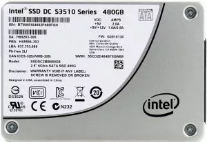 Жесткий диск SSD Intel DC S3510 Series (SSDSC2BB480G601) 480Gb фото