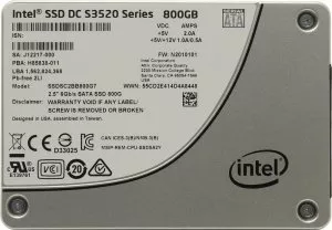 Жесткий диск SSD Intel DC S3520 (SSDSC2BB800G7) 800Gb фото