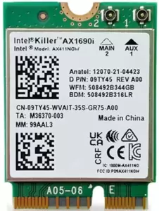 Intel Killer Wi-Fi 6E AX1690 Wi-Fi 6E
